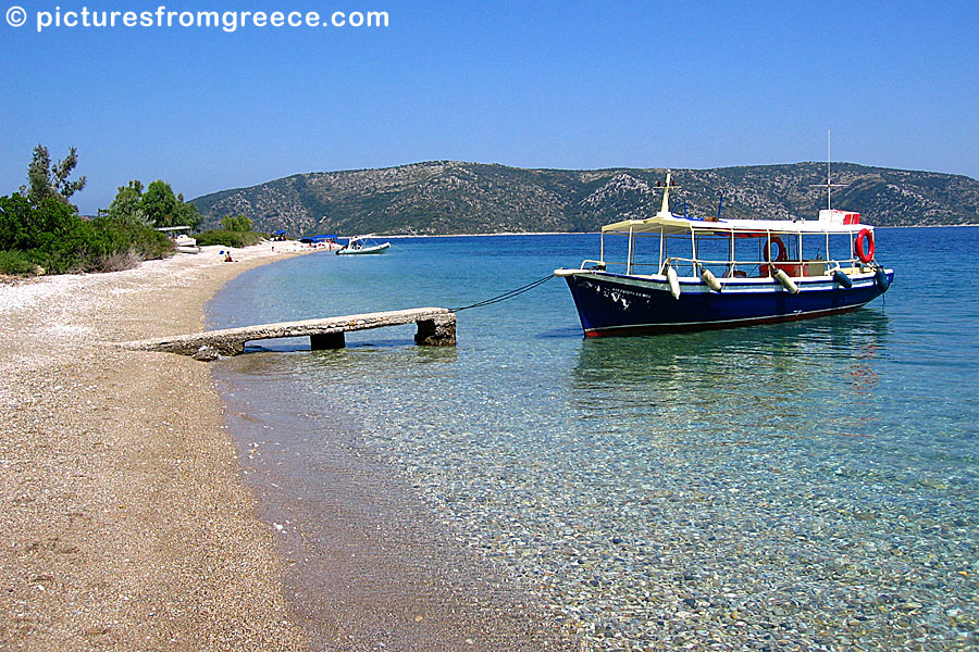 Agios Dimitrios beach in Alonissos.