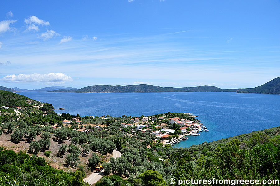 Stena Vala in Alonissos is a small village on the waterfront with many cozy taverns and a beach nearby.