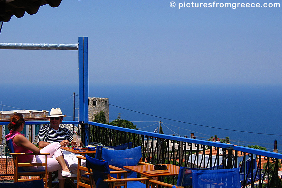 Chora in Alonissos is a cozy village with nice restaurants, bars and cafes.