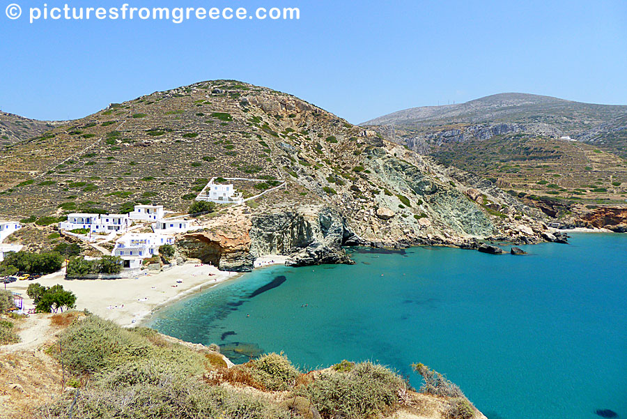 Angali is the most popular and best beach in Folegandros