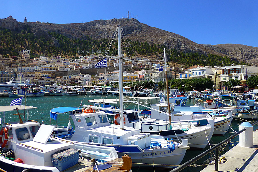 Fishing port on Kalymnos.
