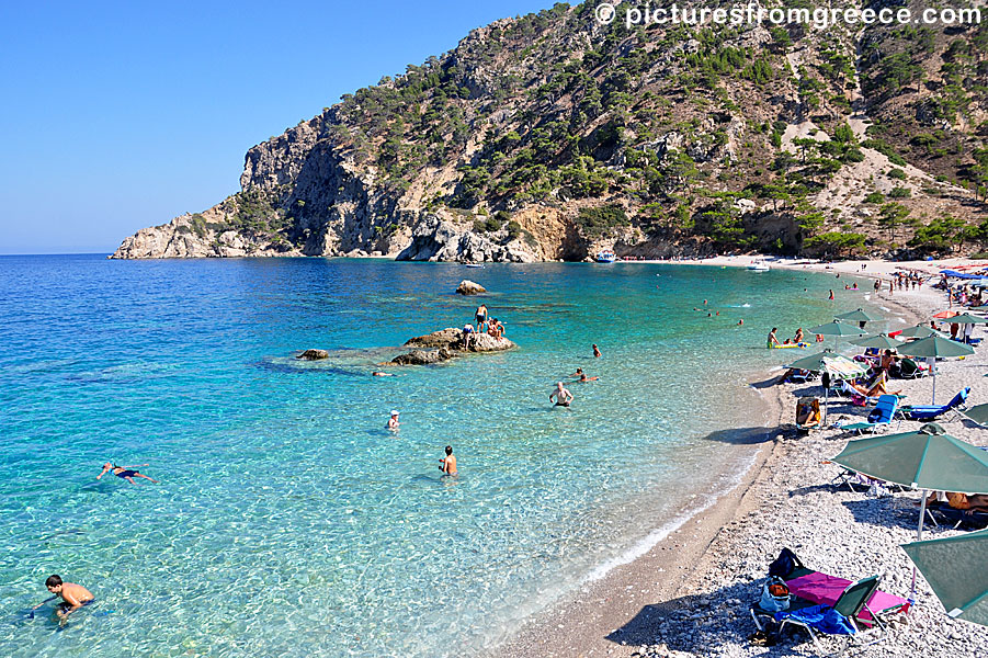 Apella beach in Karpathos is the most beautiful beach in Greece.