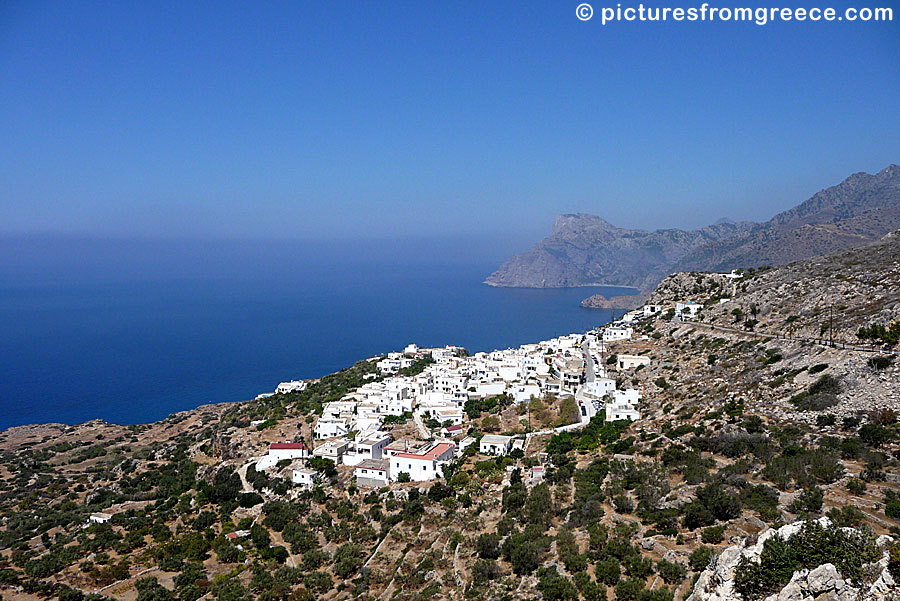 Mesochori is the most beautiful situated village in Karpathos.