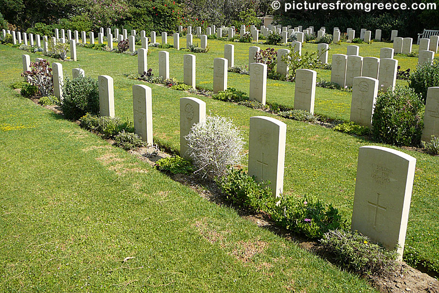 The War Cemetery in Alinda in Leros.