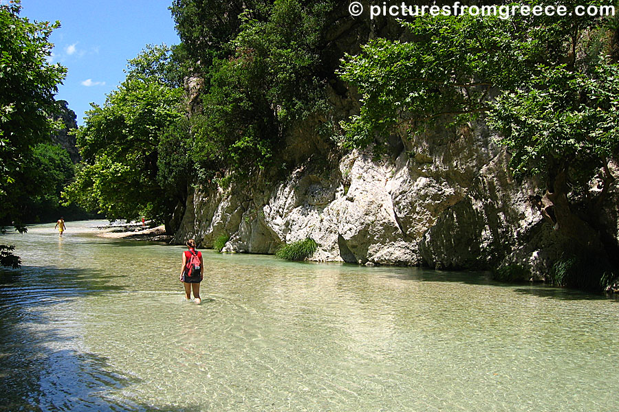 The river Styx, or Acheron, is a must to walk through when you are in Parga.