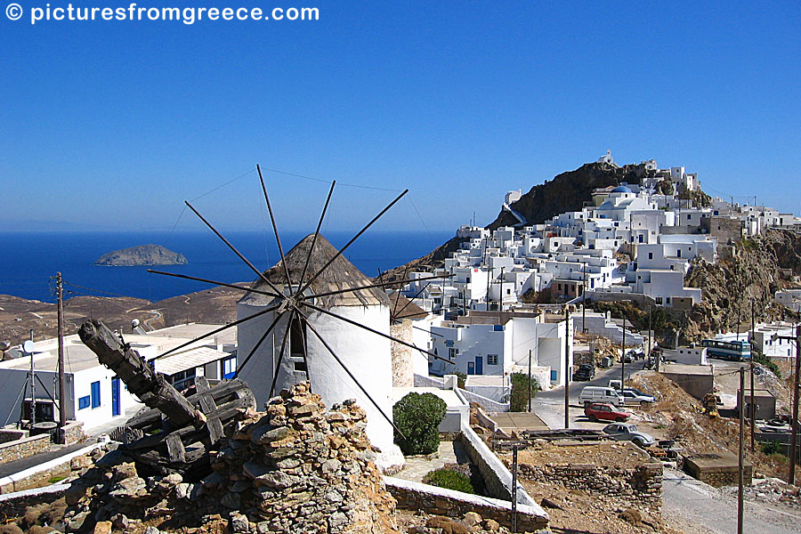 Chora at Serifos is one of the most beautiful villages in the Cyclades.
