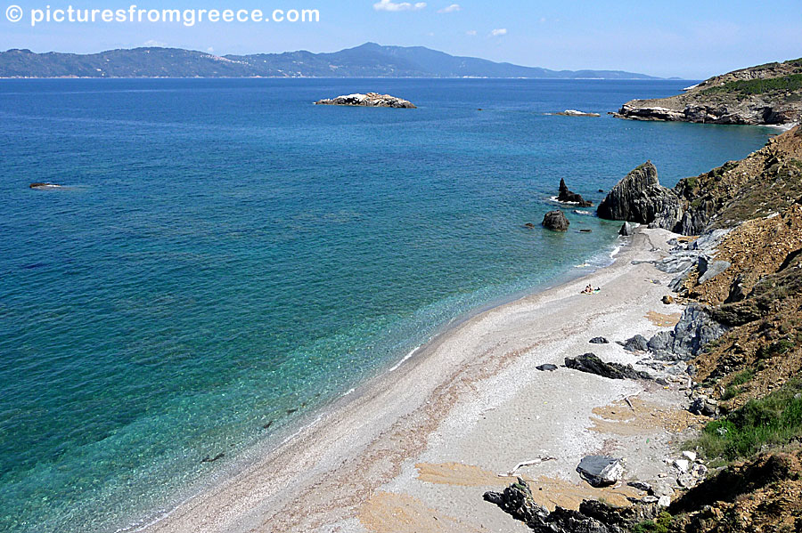 Stigero is close Skiathos airport. It is a very nice beach that is quite unknown.