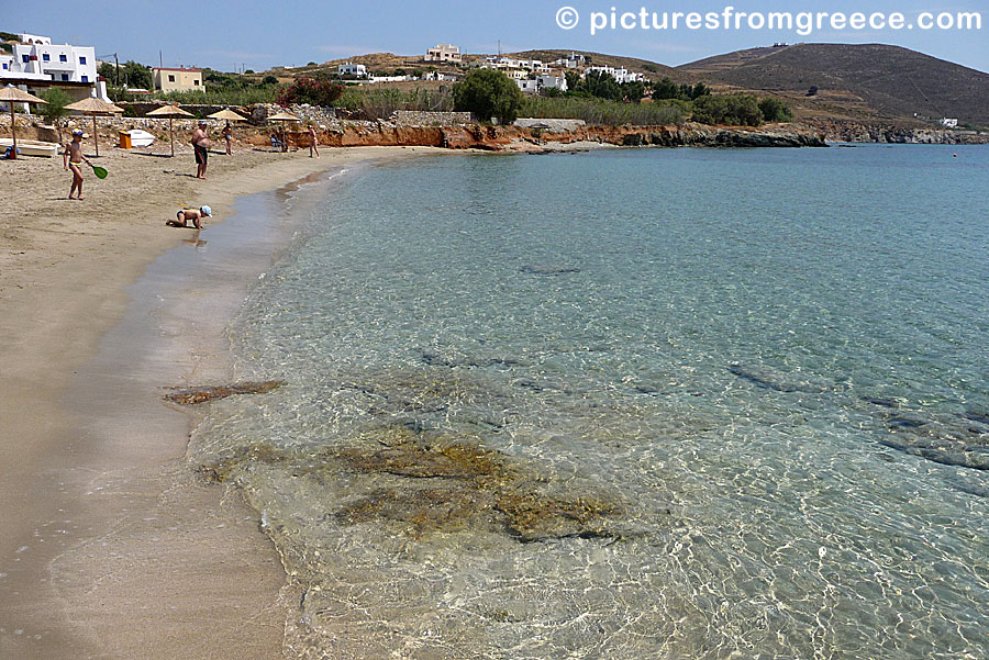 Fabrica beach in Syros.