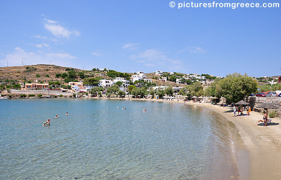 Megas Gialos beach in Syros.