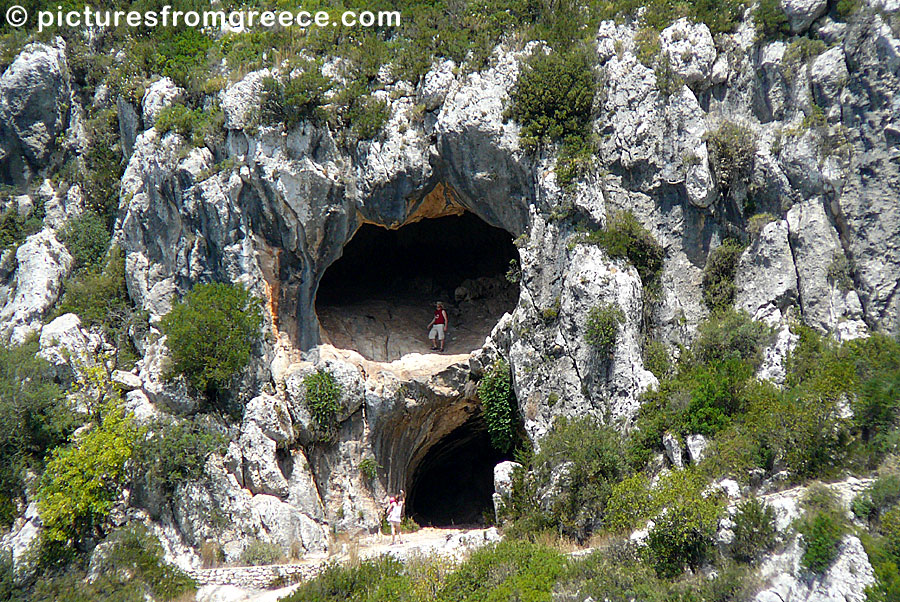 Damianou cave at Zakynthos is unique because it consists of two caves.