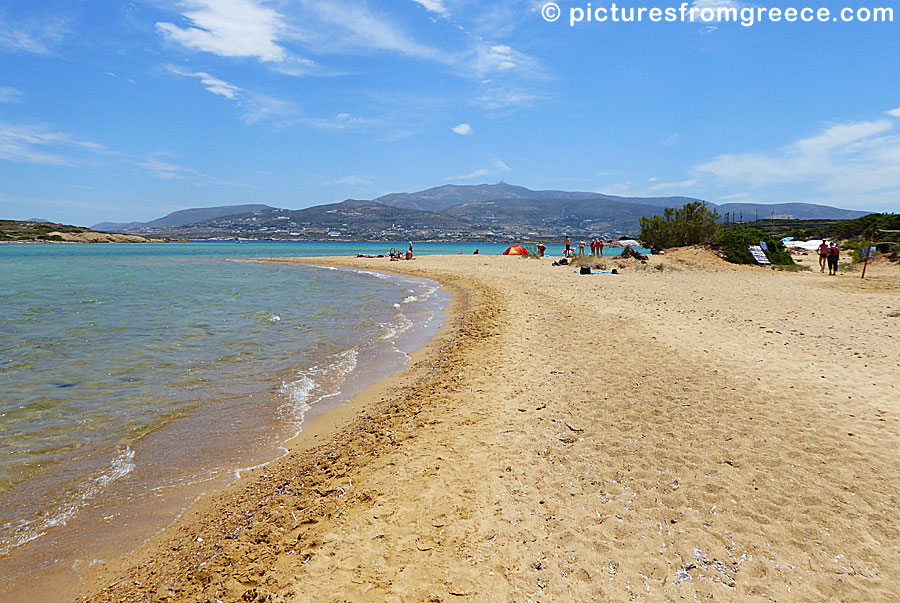 Antiparos official nudist beach (Camping beach) is within walking distance from Chora village.