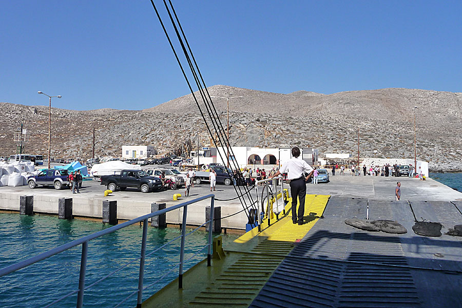 The new port in Astypalea. Agios Andreas.