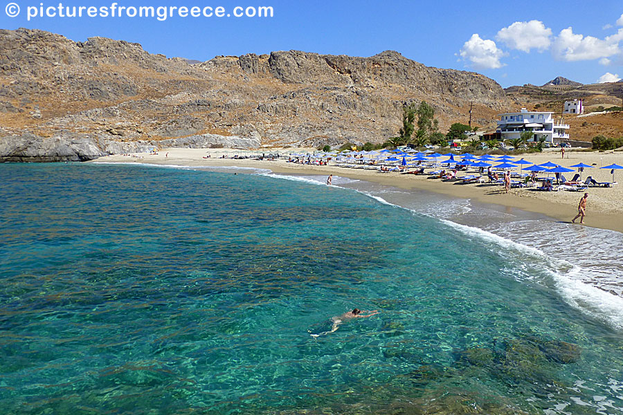 Skinaria beach in southern Crete.