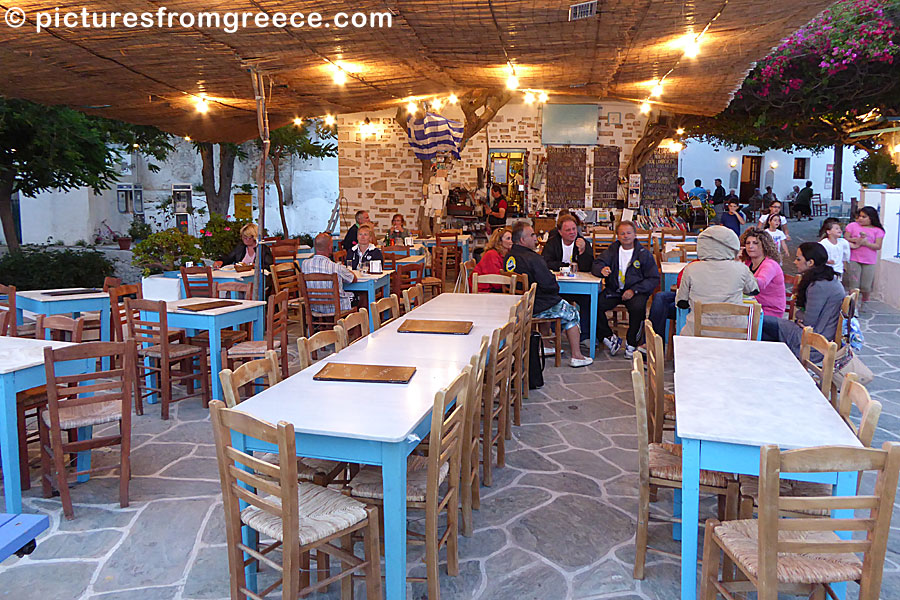 Nicolas Restaurant in Chora in Folegandros
