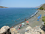 Platys Gialos beach.