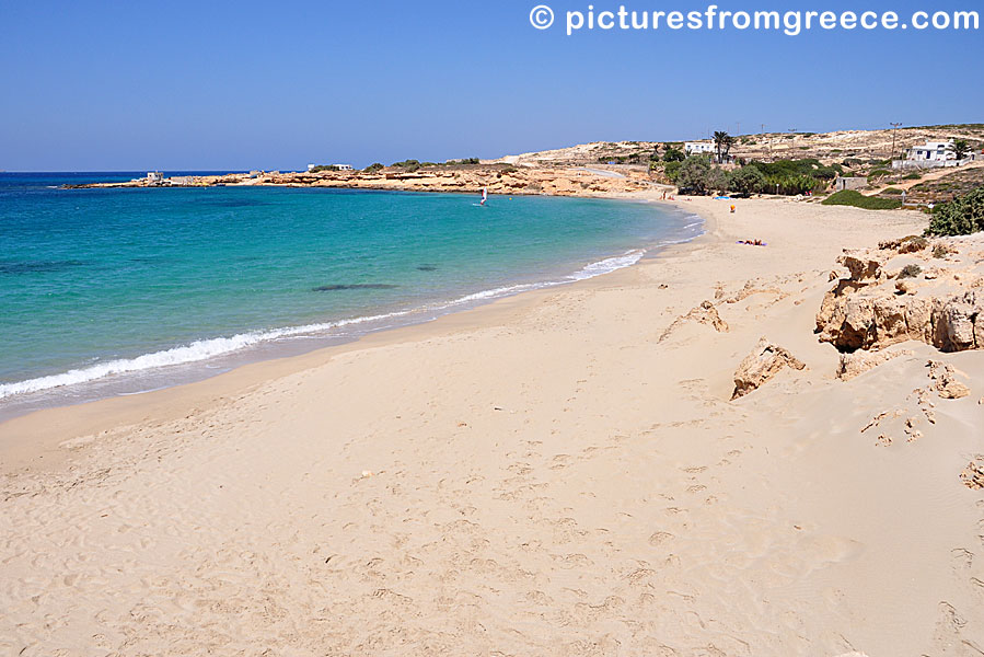 Agrilaopotamos is one of several fine sandy beaches near Karpathos airport.