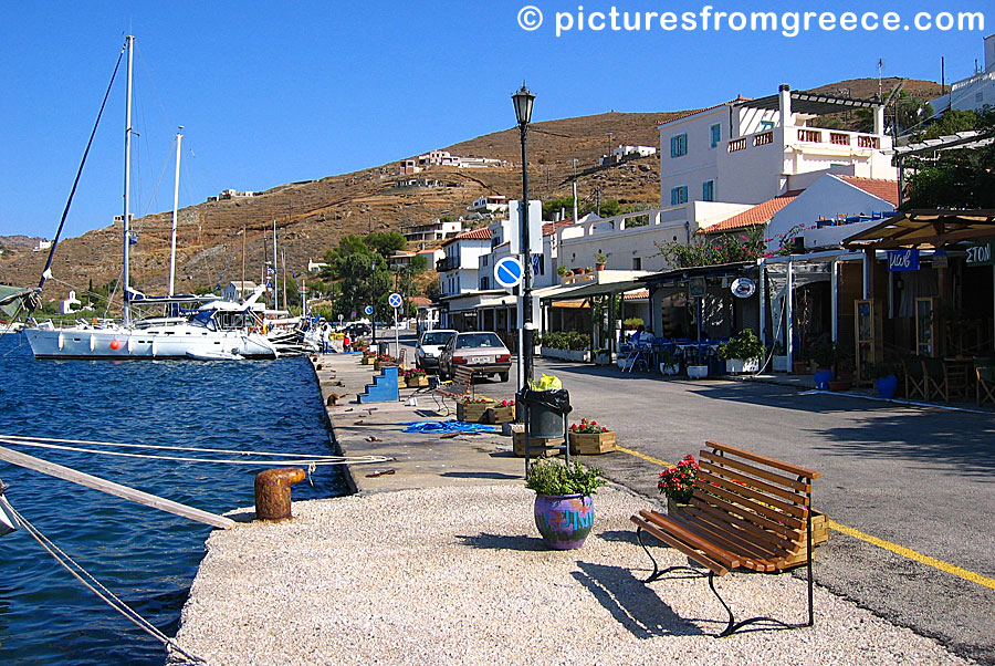 Vourkari in Kea is a cozy village with great restaurants and a popular harbor for sailors.