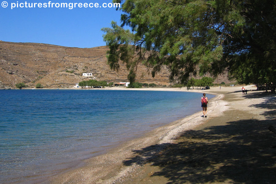 Apokrousi beach in Kythnos.