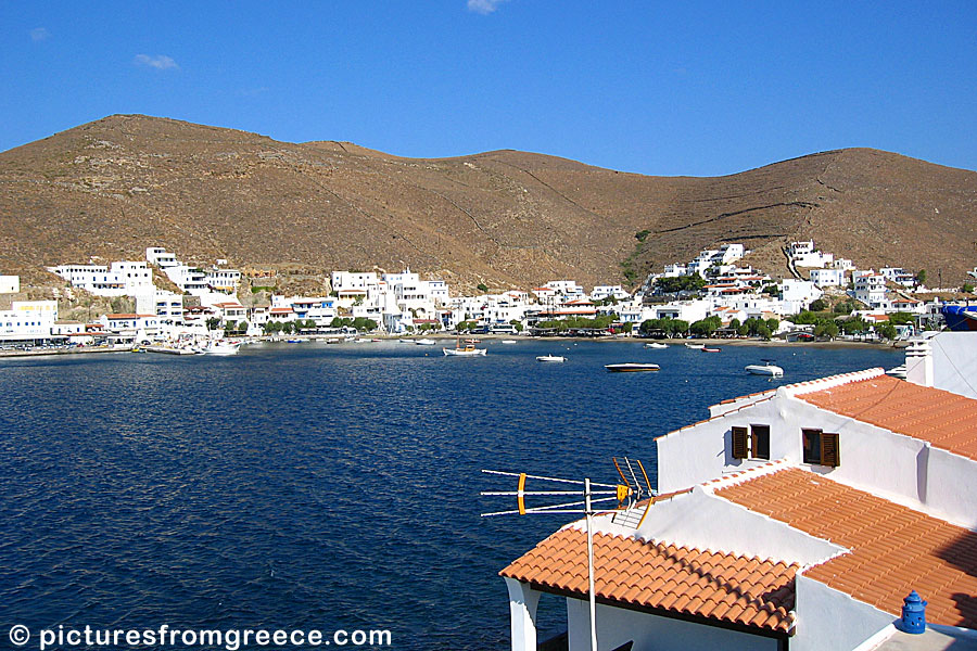 Merichas is Kythnos main tourist resort and port.