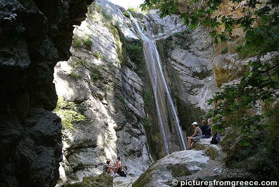 The waterfall close to Nidri in Lefkada.