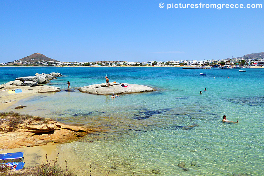 Agia Anna and Agios Prokopios beach in Naxos.