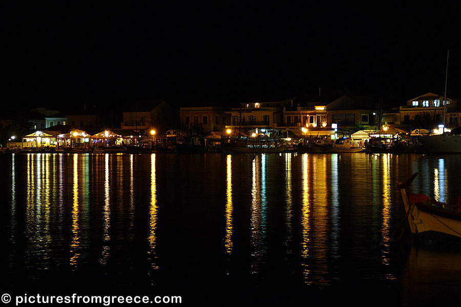 Pythagorion on Samos by night
