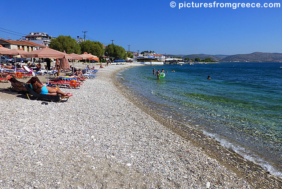 Ireon beach in Samos.