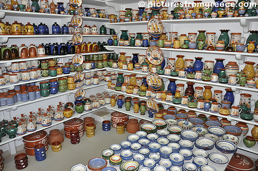 Sifnos is famous for its beautiful ceramics and talented potters. 