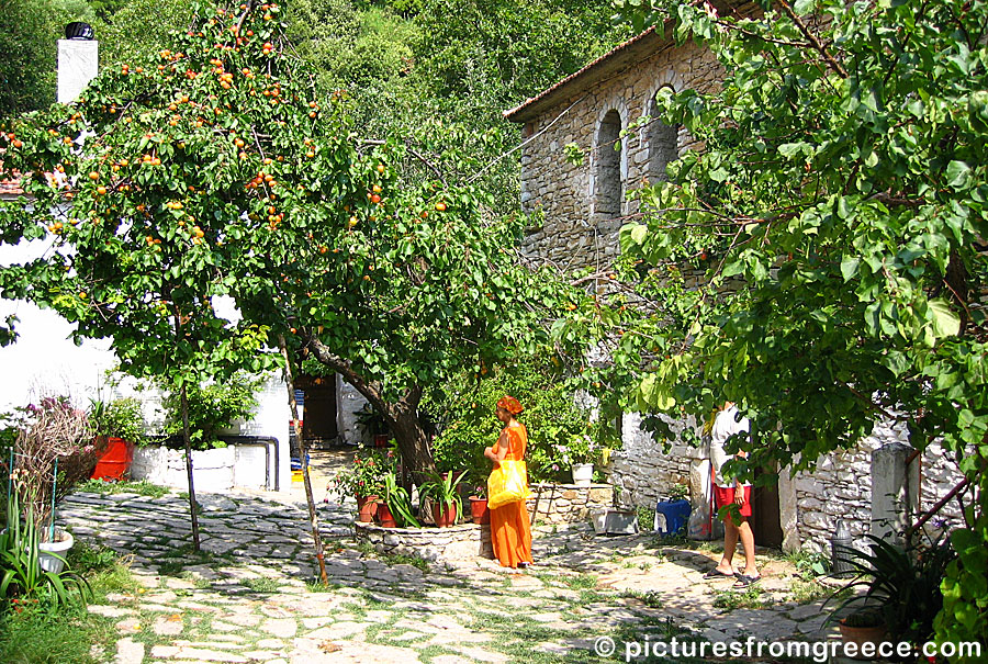 Evangelistria Monastery in Skiathos.
