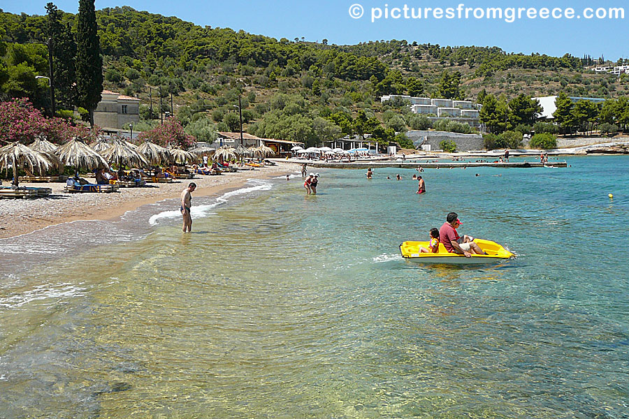 Ligoneri beach in Spetses.